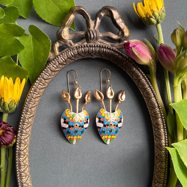 Flower Vase Earrings 9