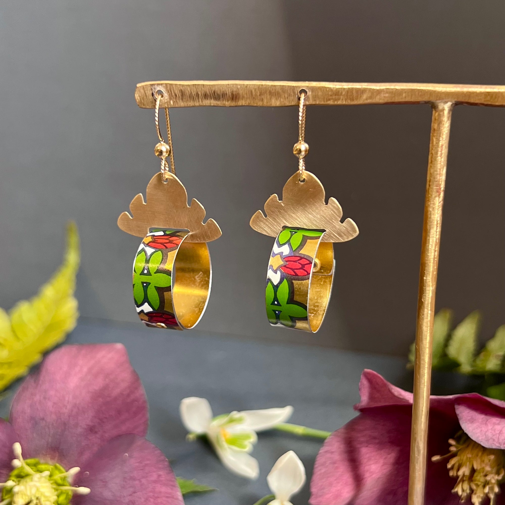 Circle Ringlet Earrings, Anne 1