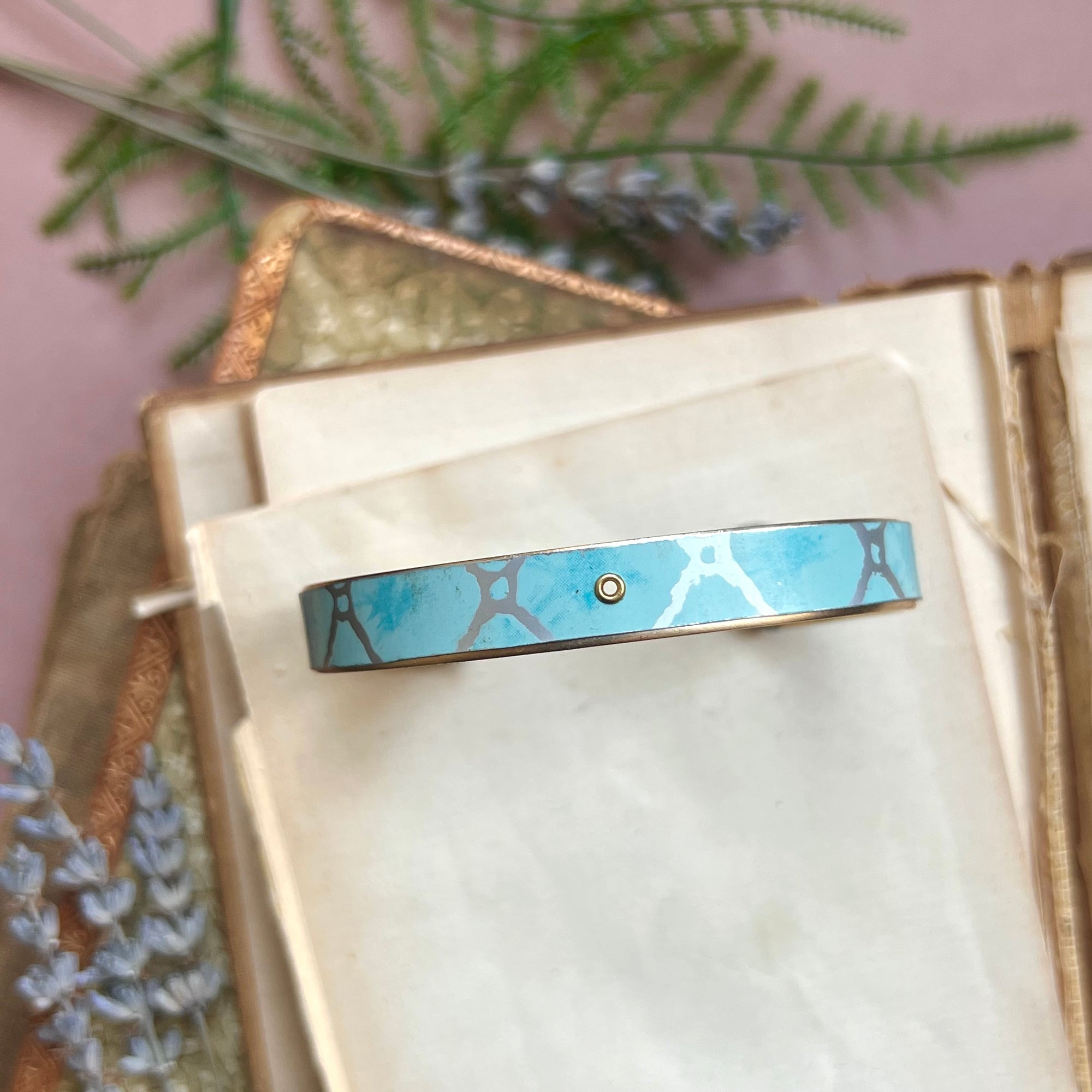 Cuff Bracelet Skinny, Robin's Egg