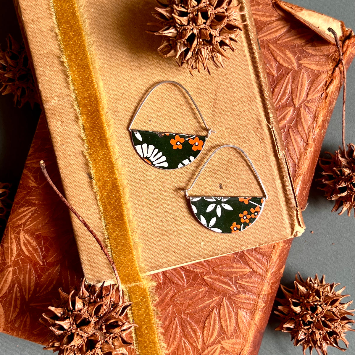 Midnight Half-Moon Hoops ---