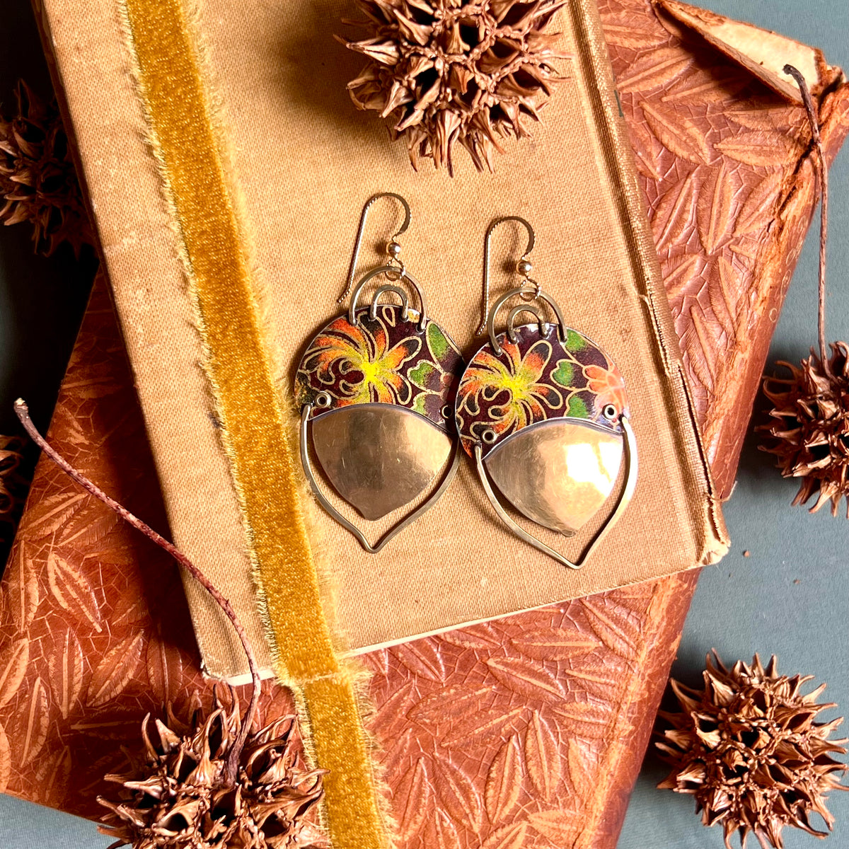 Acorn Earrings 2 ---