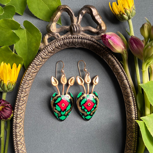 Flower Vase Earrings 15