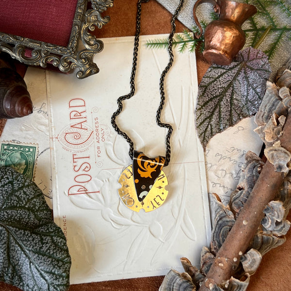 Fortune Teller Necklace, Goldenrod 5 ---
