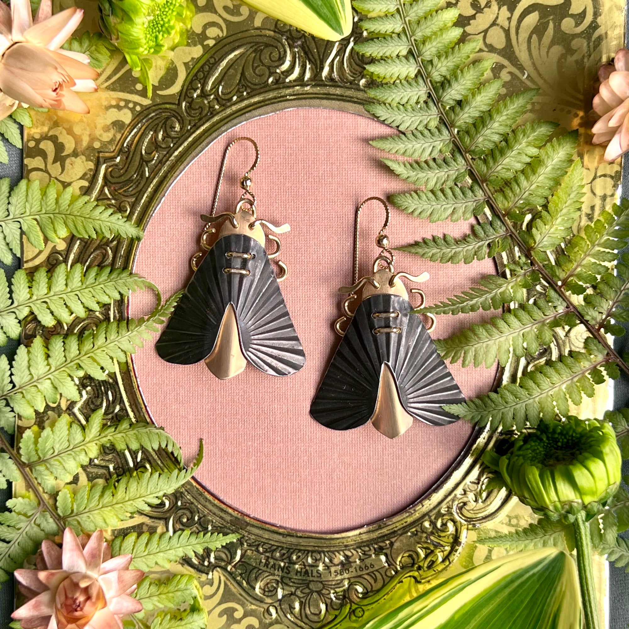 Moth Earrings, Large 8