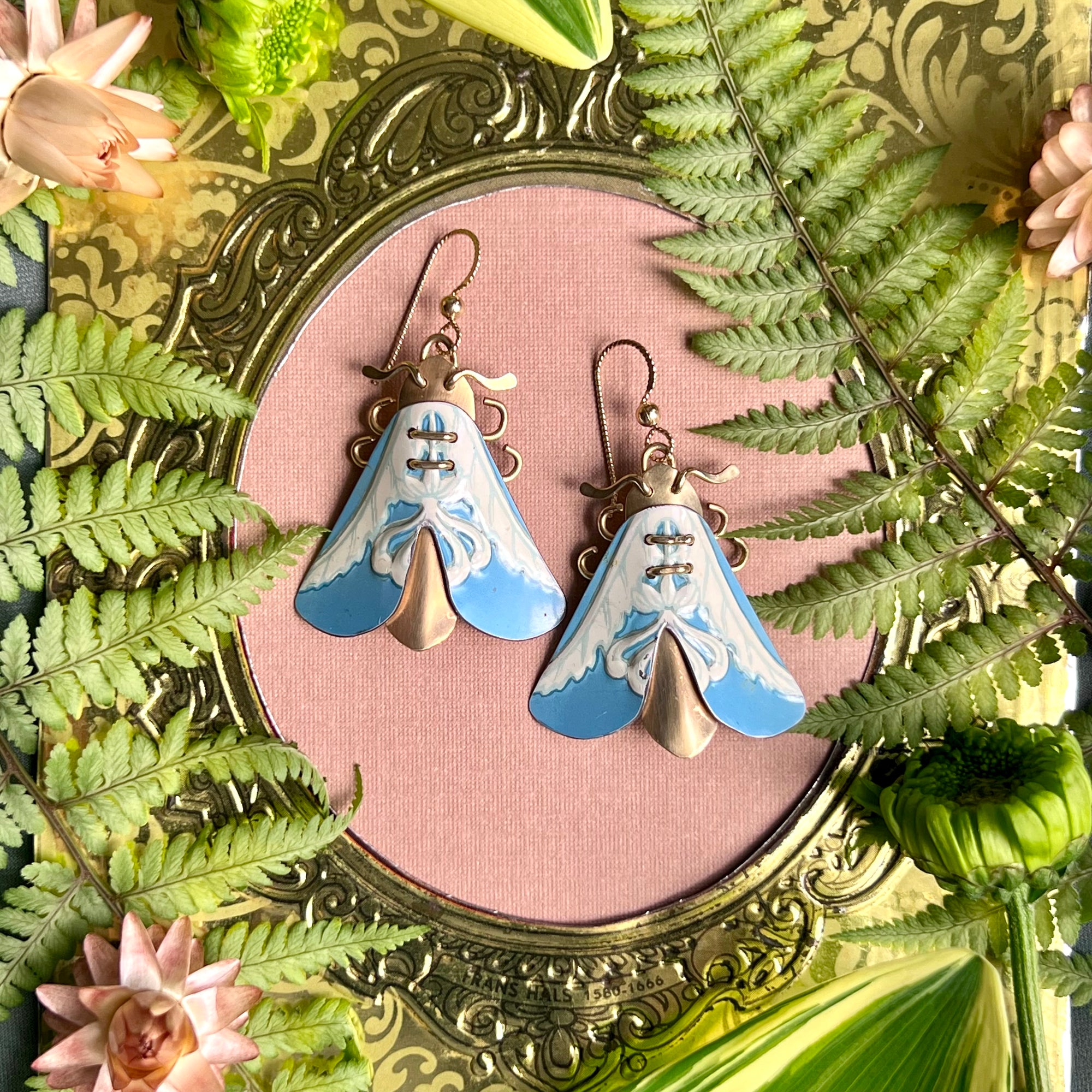 Moth Earrings, Large 2