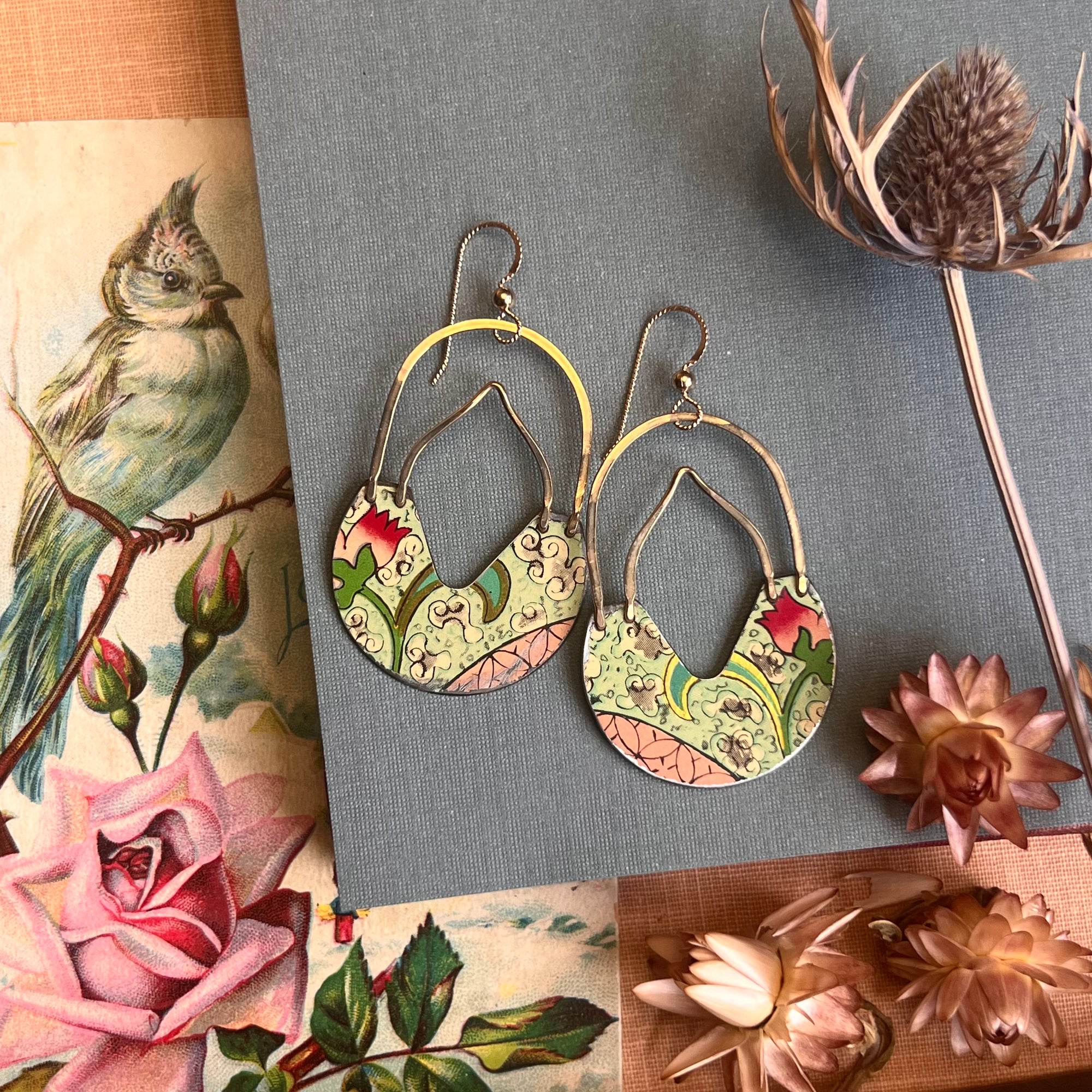 Minty Blush, Passage Earrings 1