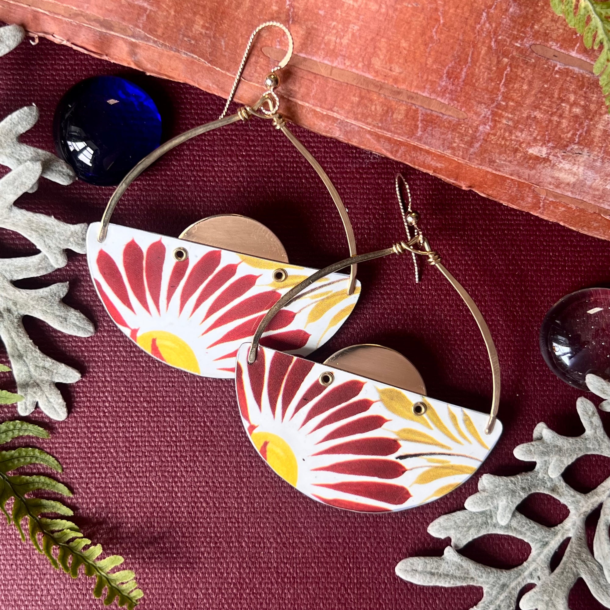 French Sunrise Big Mama Earrings 1