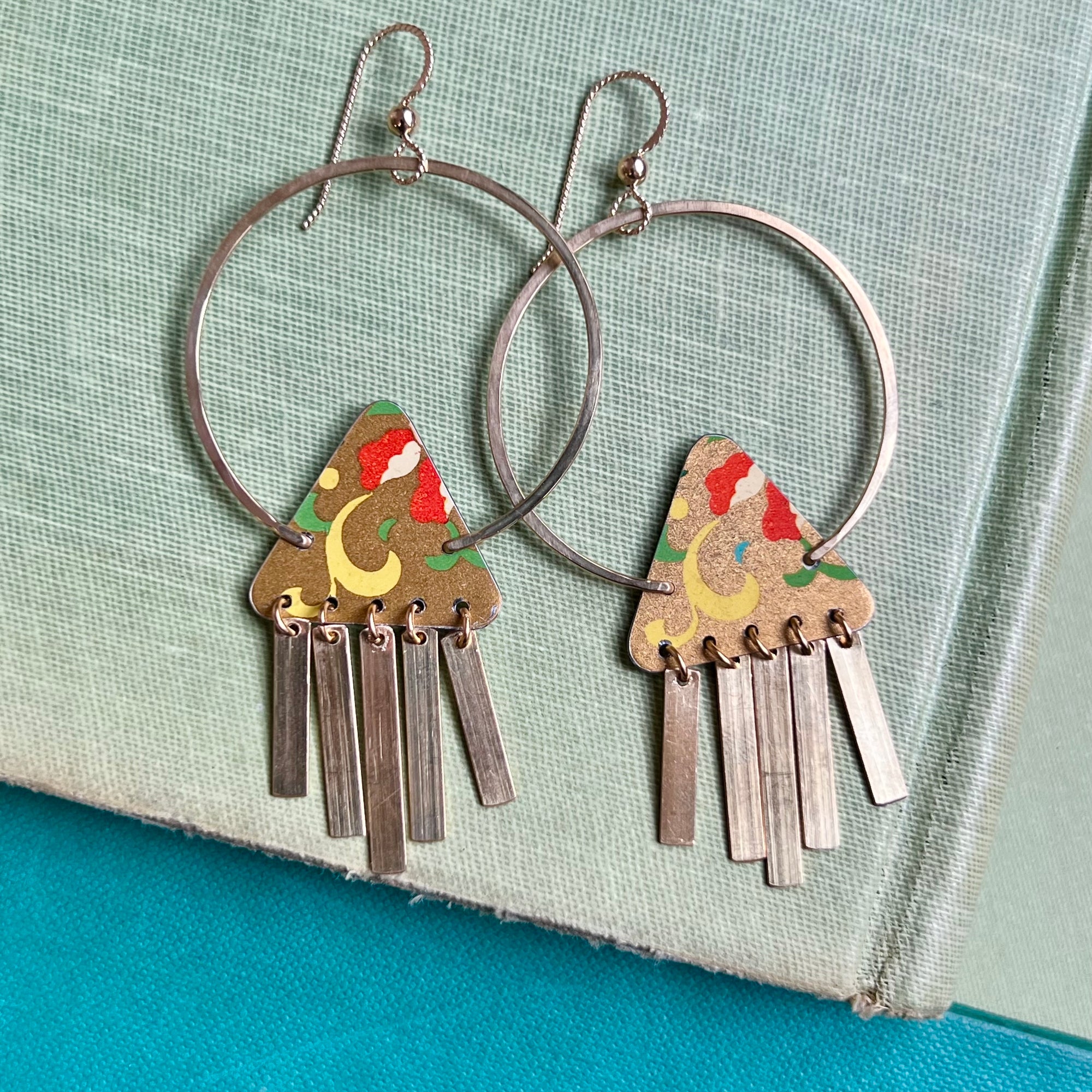 Sundown, Wind Chime Earrings 2