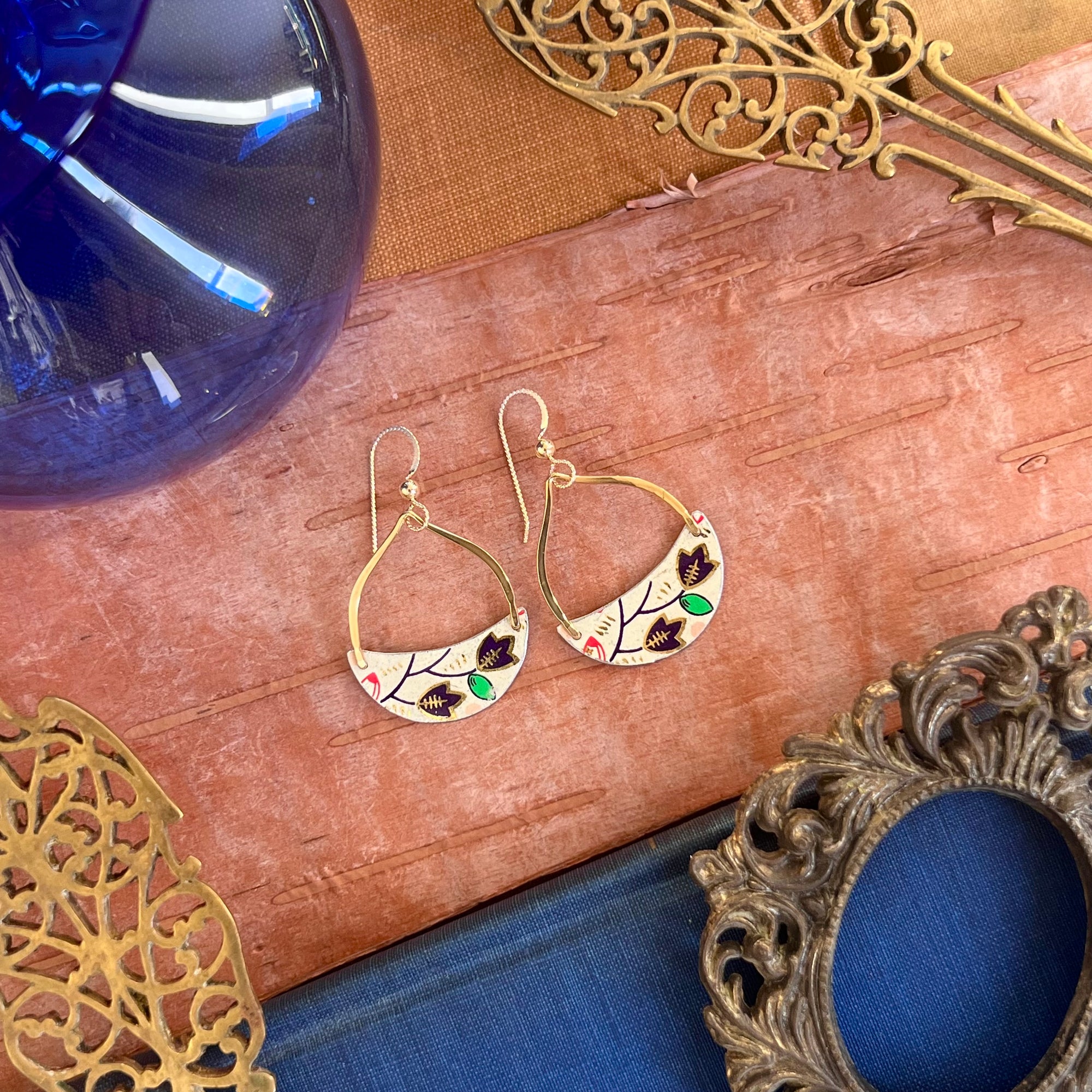 Indigo Garden, Little Swing Earrings