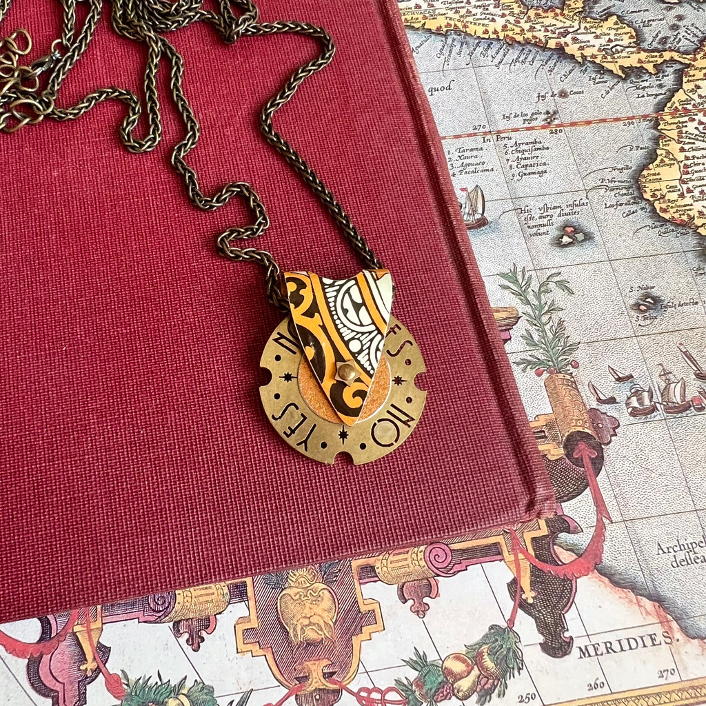 Fortune Teller Necklace, Goldenrod