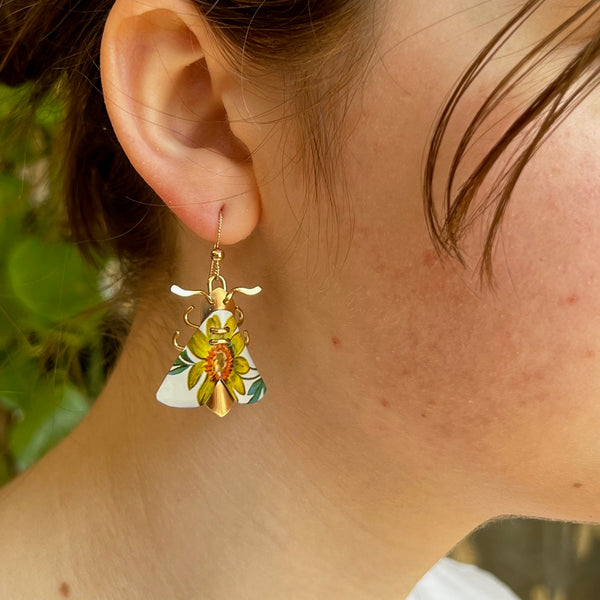Moth Earrings, Petite 1