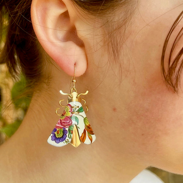 Moth Earrings, Large 6