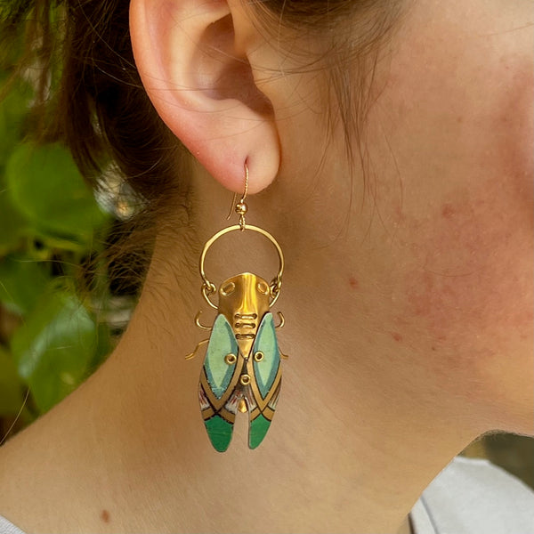 Cicada Earrings 2