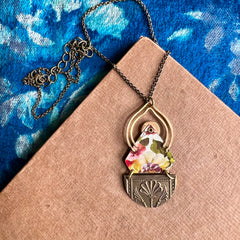 Secret Garden Necklace, Plume, No.2