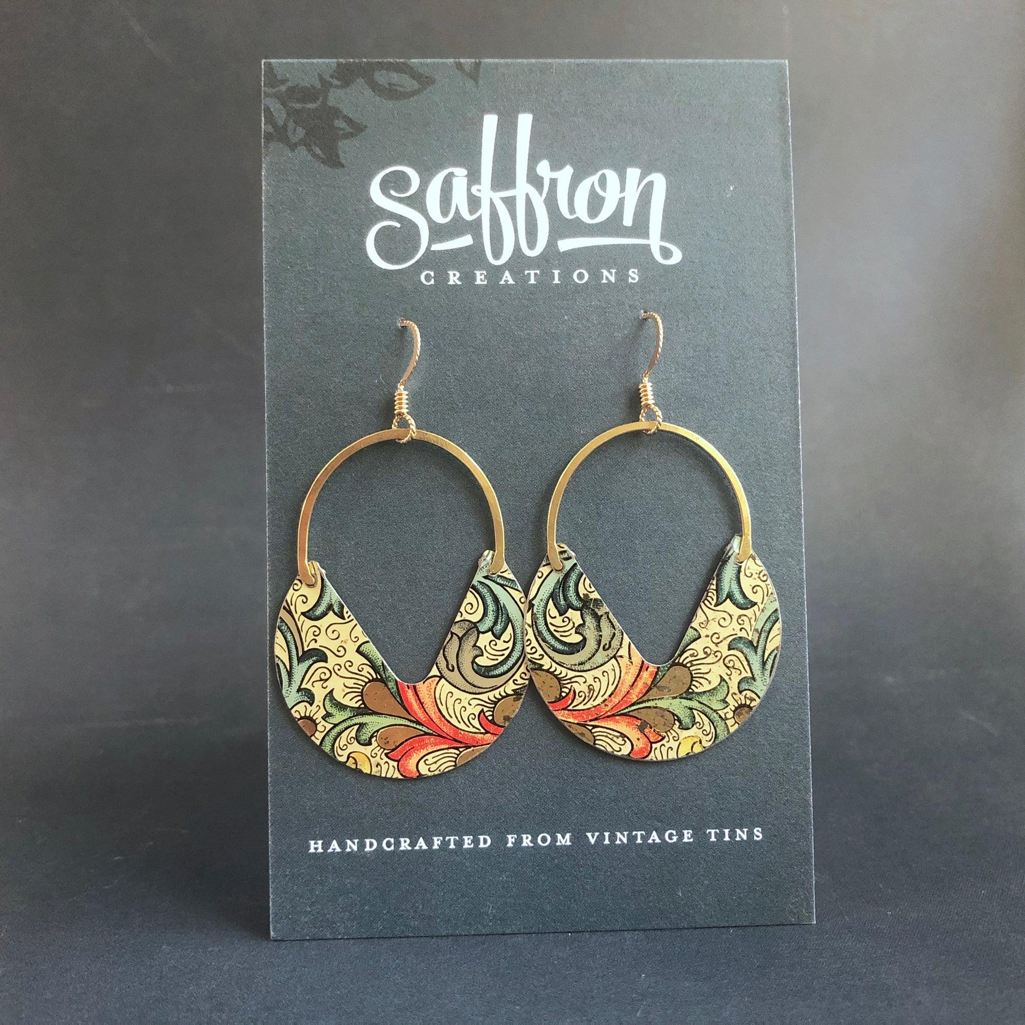 Florentine Keyhole Earrings