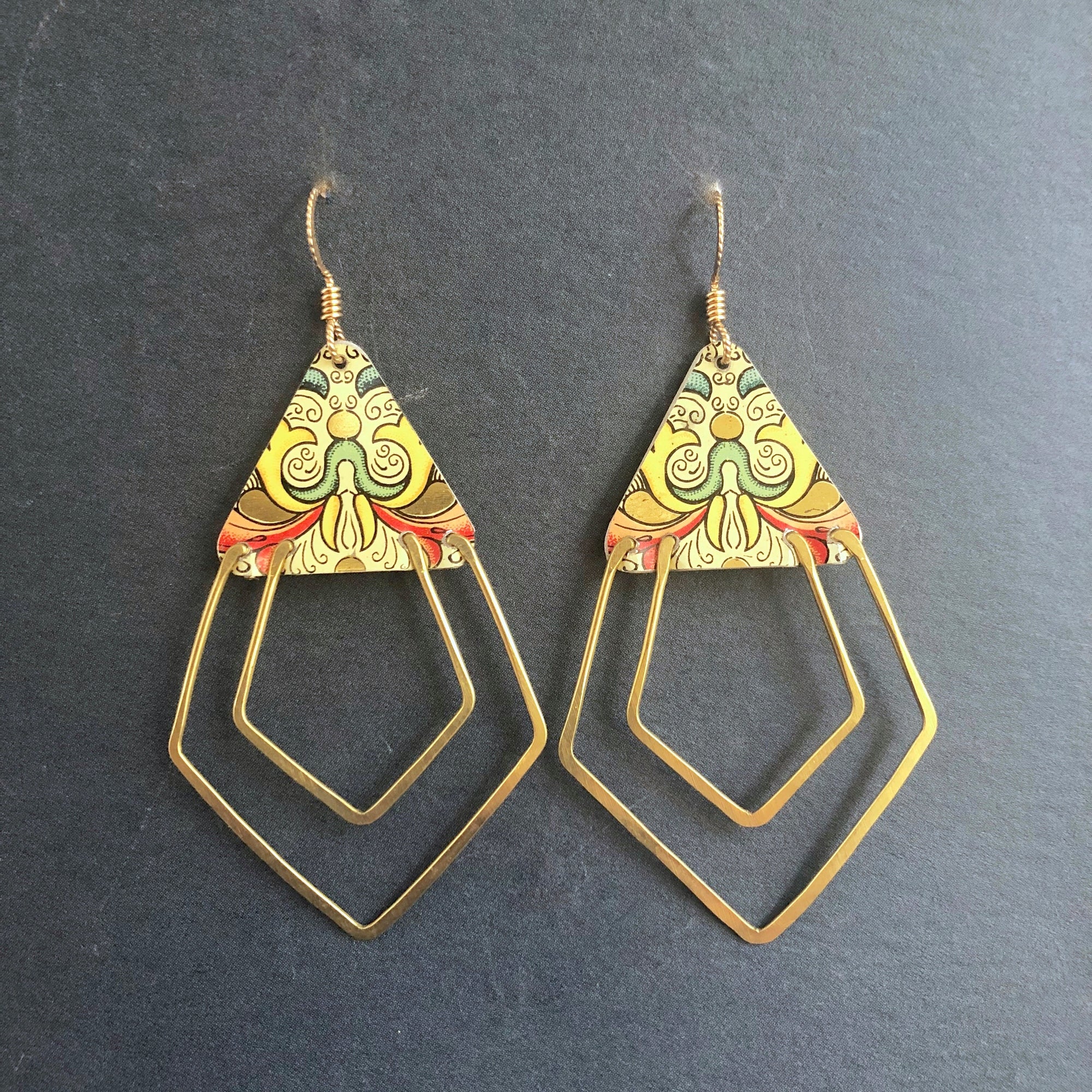 Florentine Deco Ray Earrings