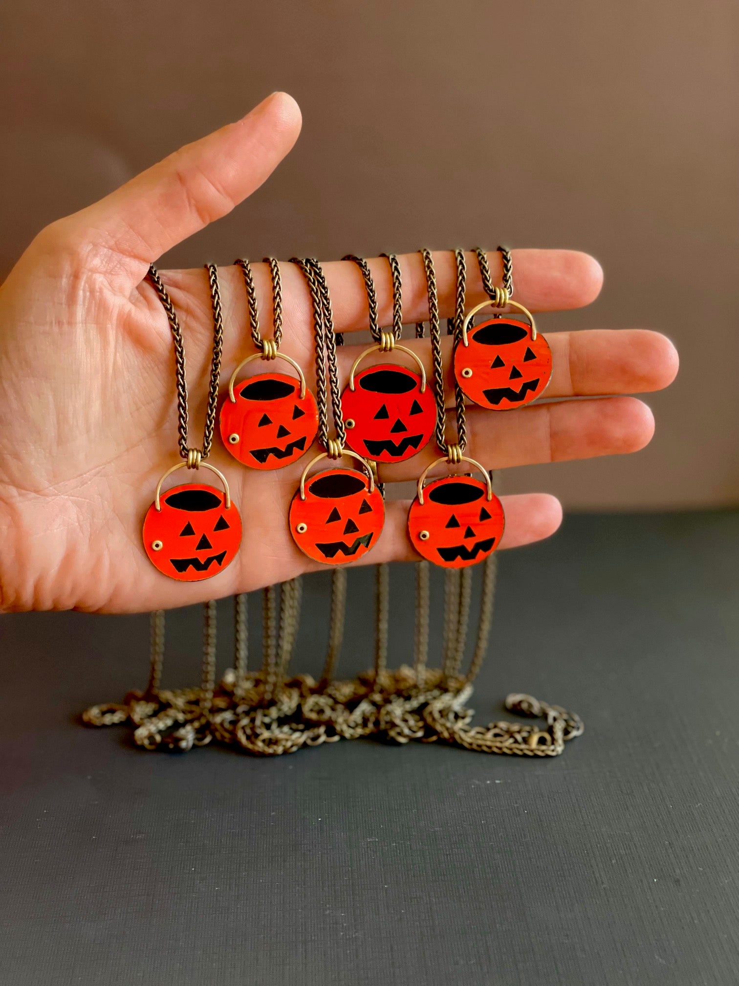 Jack O' Lantern Necklace